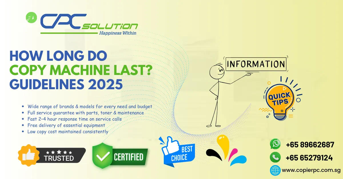 copier lifespan guidlines