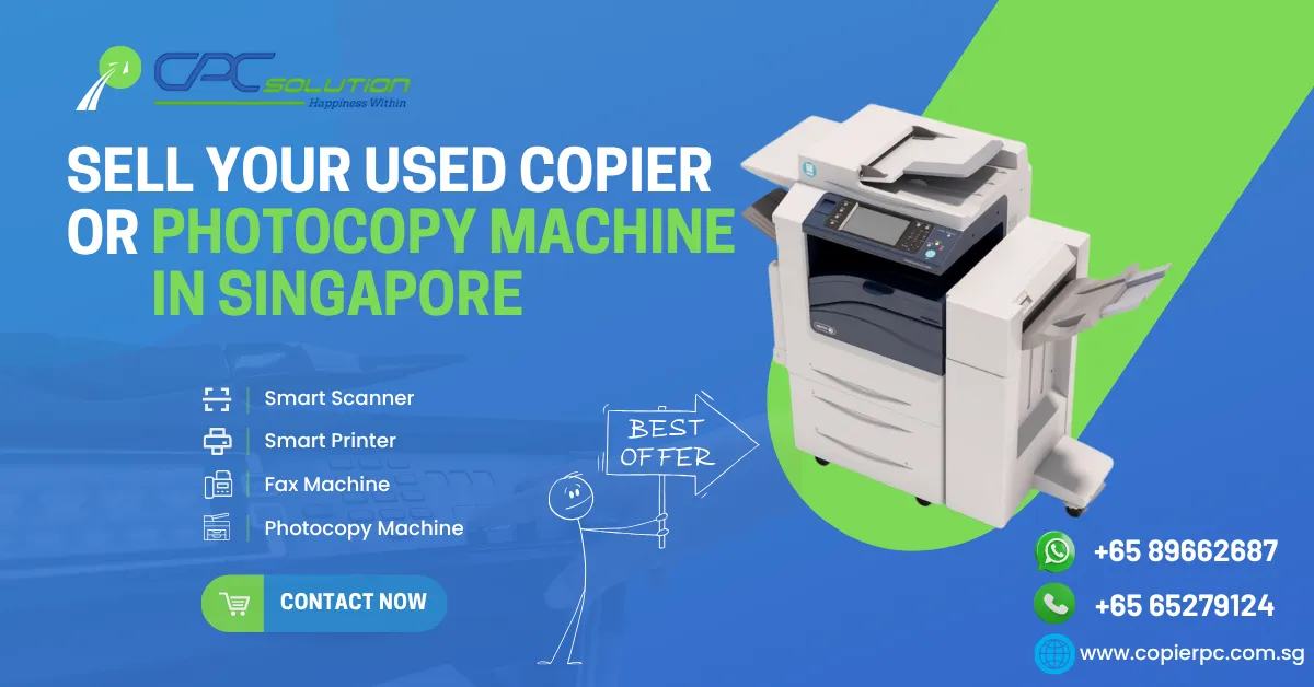 Sell used copier/ photocopy machine in Singapore