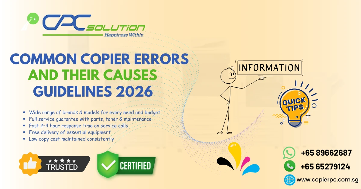 common copier error and their causes discussed