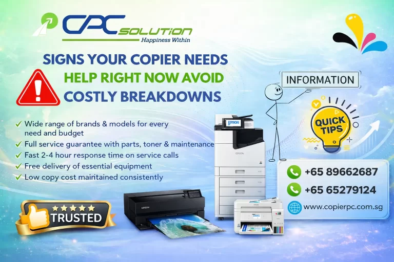 signs copier needs helps